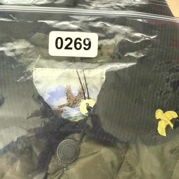 John Partridge Rag Gilet Quilted Vest Men's XL Olive Black Corduroy Button Front - Picture 10 of 10